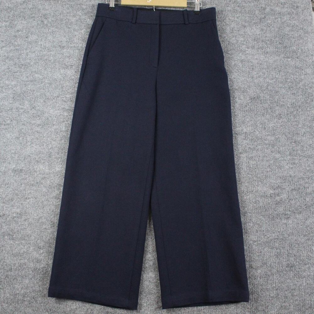 Theory Wide Leg Pants in Navy